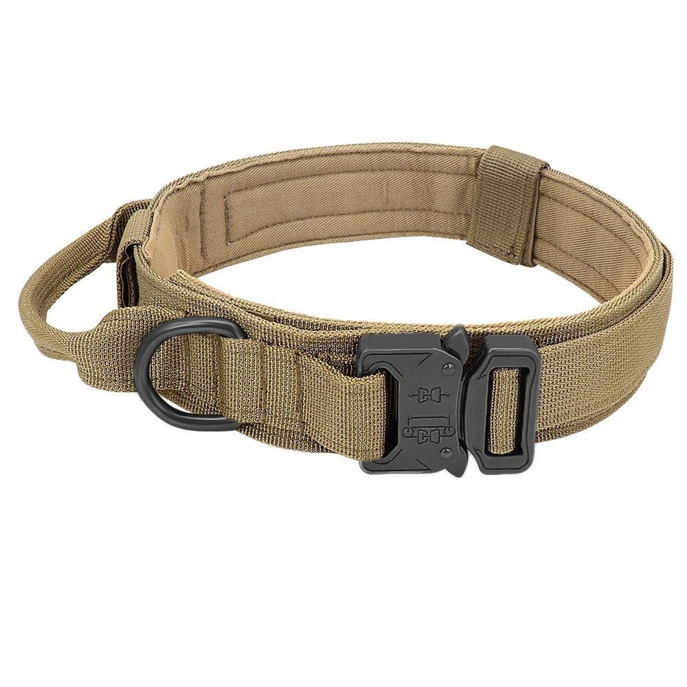 with Buckle Nylon Padded Dog Supplies Pet Accessories Military Dog Collar Tactical Dog Collar