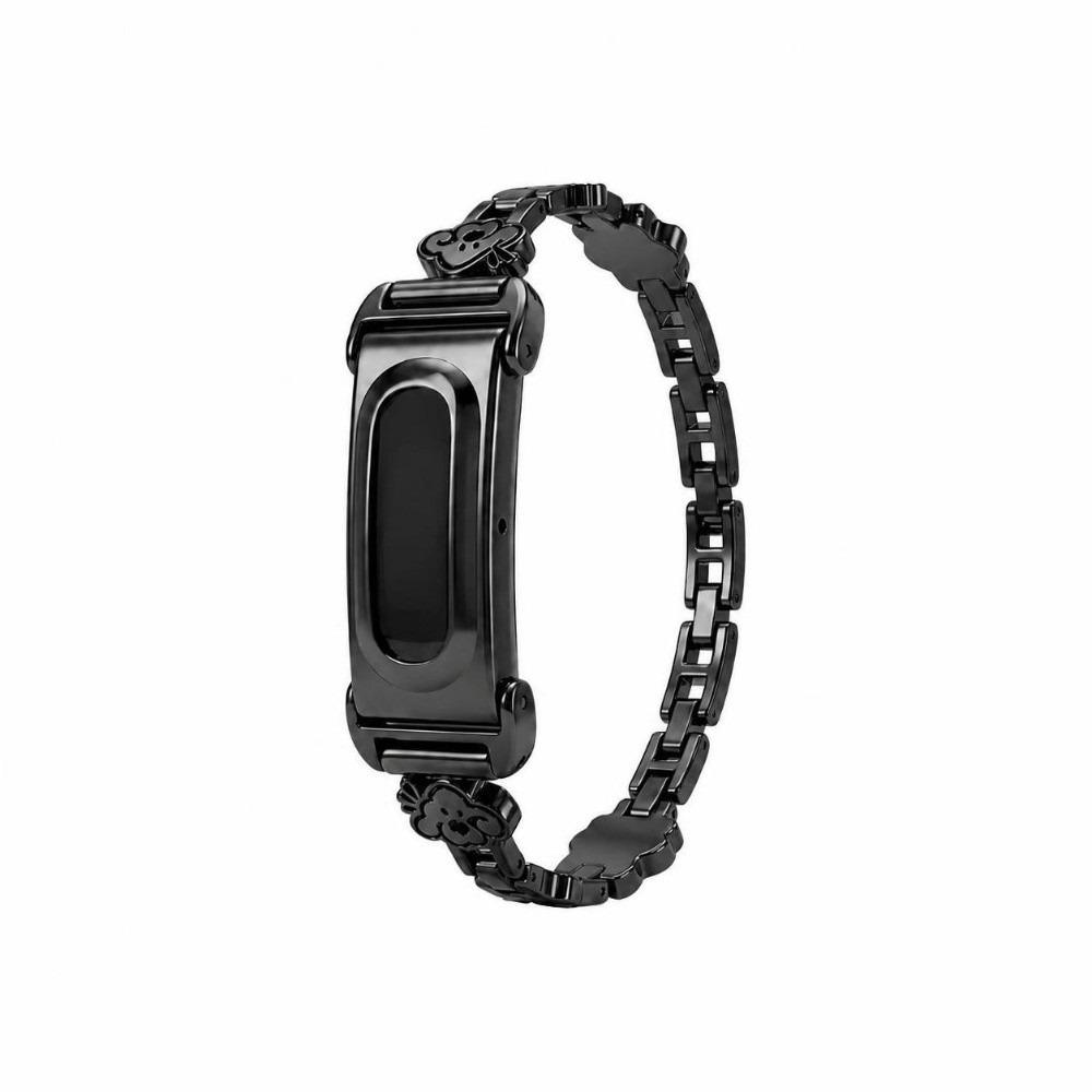 with Frame Metal Strap Replacement Band Loop for Google Fitbit Air Smart Watch Accessories