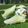 Мужские футбольные бутсы с длинными шипами и высокой лодыжкой, футбольные бутсы AG, детские уличные бутсы для травы, футбольные бутсы, тренировочные спортивные футбольные бутсы