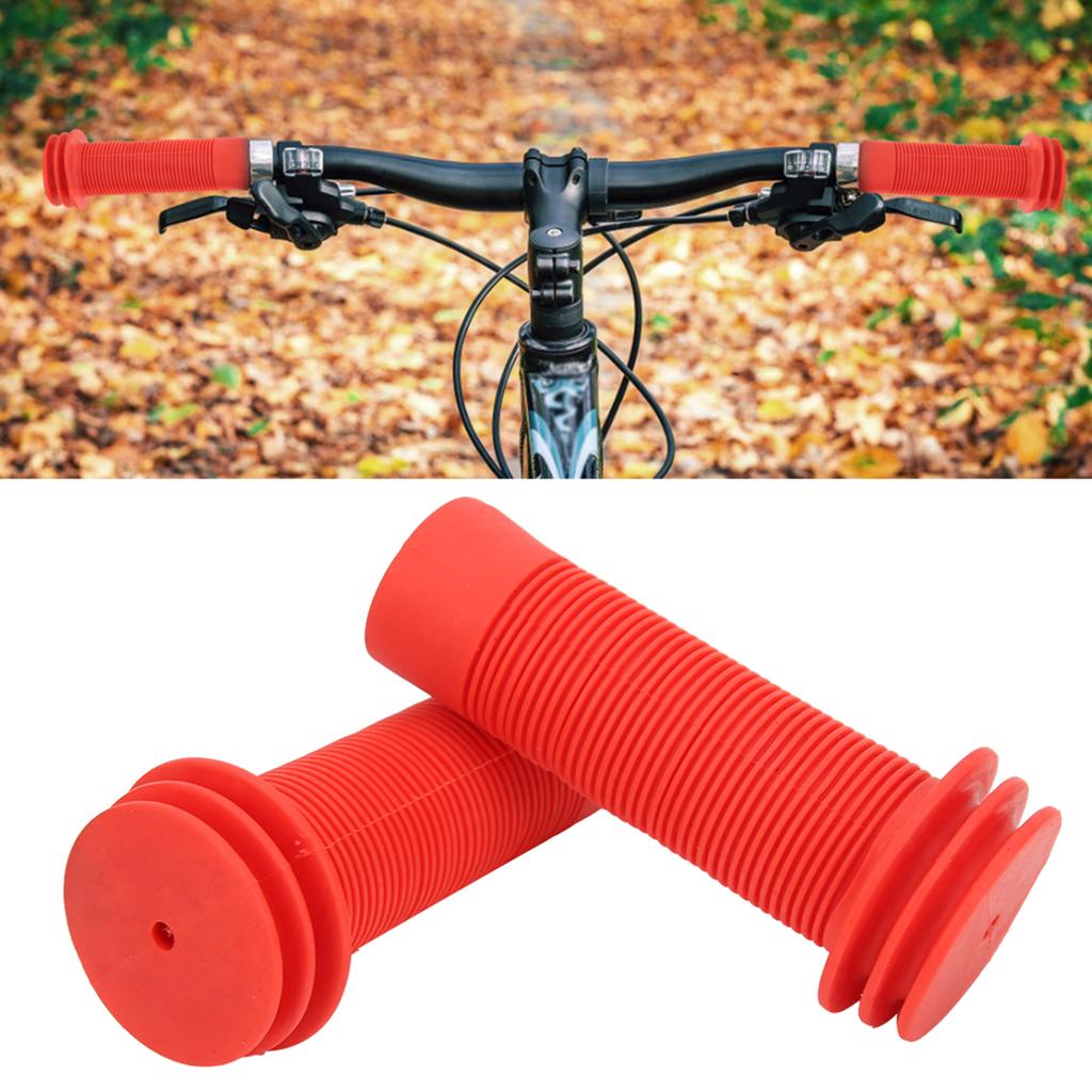1Pair Ultralight Rubber Children Bicycle Anti-Slip Handlebar Handle Grip Cover Accessory for Kid