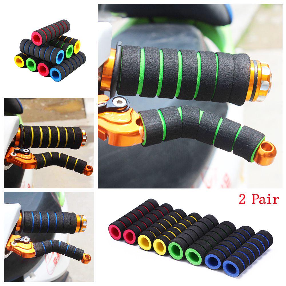 2 Pair Cycling Soft Non-slip Sponge Brake Clutch Lever Motorcycle Bike Handlebar Bicycle Grip Cover