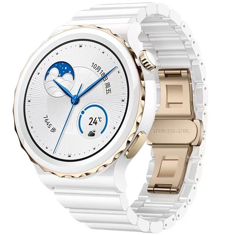 Керамический ремешок 22 мм 20 мм для Huawei Watch GT3 Pro 46 мм/43 мм Металлический браслет Наручный ремешок для Samsung Watch 5/4/3 Amazfit GTR/Stratos
