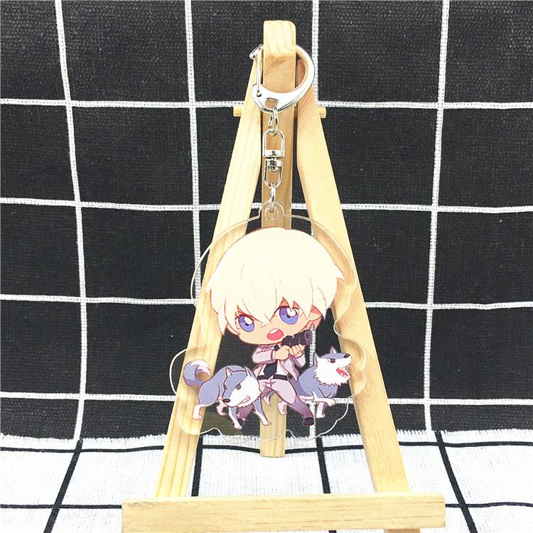 Anime Games Conan Shinichi Cartoon Character Key Rings Acrylic Keychain Metal Decoration Accessory Gift Pendant