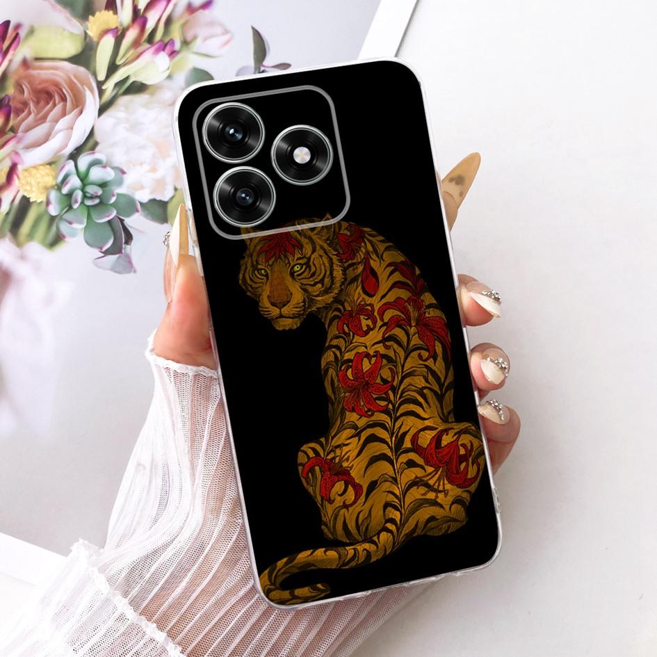 Case For Honor X5c Plus Cover 2025 New Fashion Flower Butterfly Soft Clear Silicone Phone Cases For Honor X5c 4G HonorX5c Fundas