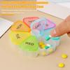 Weekly Pill Organizer Medicine Container BPA Free Large Capacity Multiple Compartments Pill Container Case