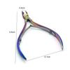 4 шт./набор Профессиональные ножницы-кусачки для ногтей из нержавеющей стали Многофункциональный пушер для кутикулы, средство для удаления кутикулы, наборы для маникюра для ухода за ногтями
