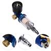 Spray Paint Gun Kit Air Regulator Gauge & In-Line Air Oil Water Separator Filter