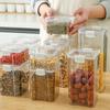 Sealed Jar Grain Miscellaneous Grain Kitchen Storage of Snacks Dry Goods Tea Storage Jar Transparent Plastic Jar Box