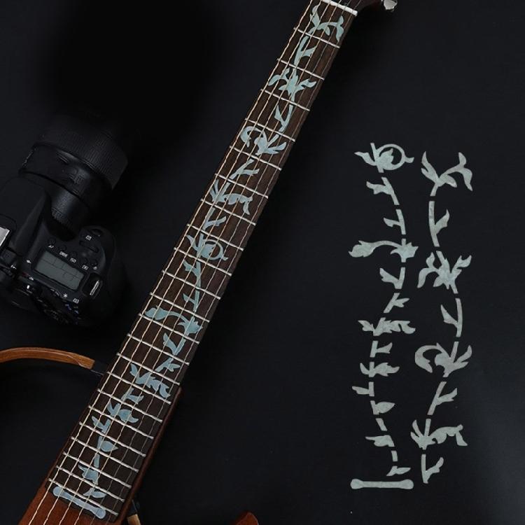 Professional Grade Fretboard Decal Nonslip Adhesive Material Artistic Tree For Frequent Performer Usage