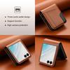 Flip Leather Phone Case For Samsung Galaxy Z Flip 7 FE 6 5 4 3 5G Flip7 Flip6 Wallet Card Holder Phone Bag Book Cover Etui