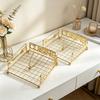Iron Napkin Holder With Geometric Design For Dining Room And Cafe Decor