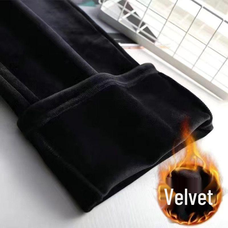 2025 Женские вельветовые брюки с высокой посадкой, свободного кроя, облегающие, с широкими штанинами