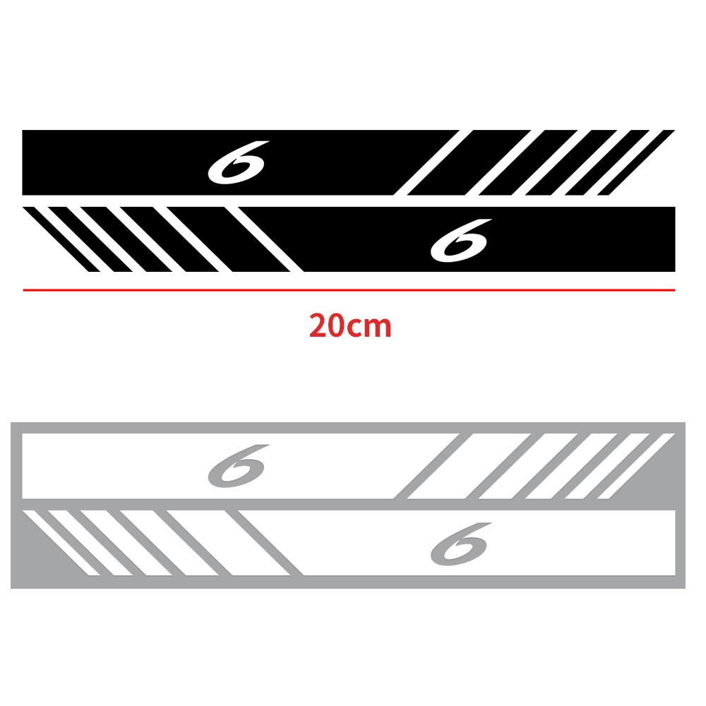 Car Badge Rearview Mirror Decoration Decals Stickers Auto Accessories For Mazda MS MPS 6 CX-3 CX-5 CX-8 Atenza Axela 2 3 5 Demio FF20