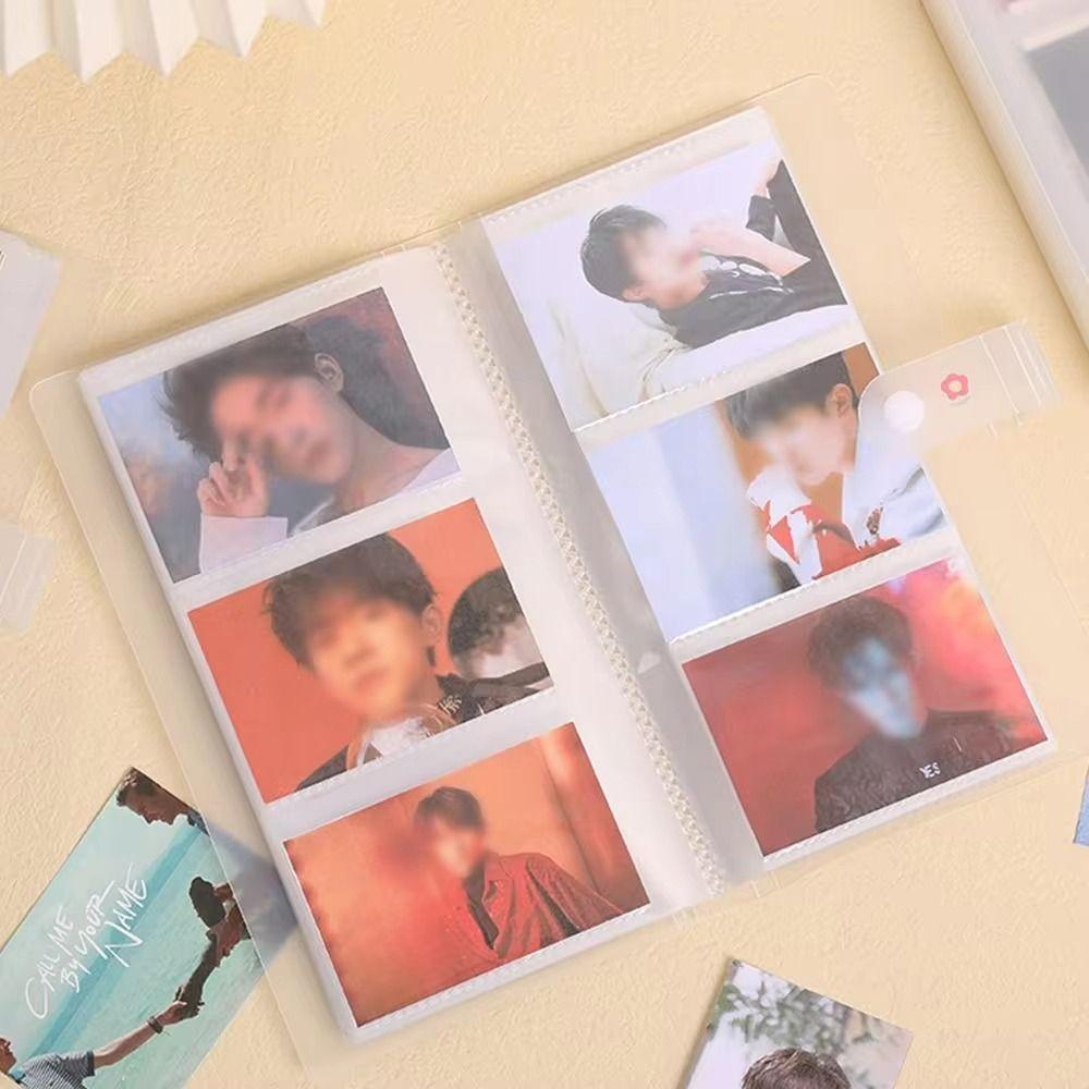 1Pcs New Collect Book Photo Album 80/160 Slots PVC Picture Card Holder Transparent 3/4/5/6/7 Inch Photocard Holder Idol Star