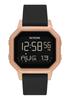 Nixon Siren SS Digital Watch Silicone Women’s Water-Resistant (36mm. Ultra-Soft Band)