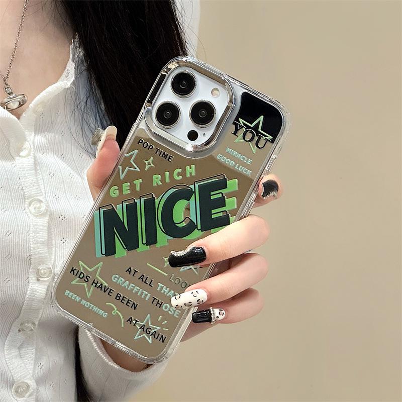 Zhitai 3-in-1 Mirror Case: Protective Cover for iPhone 15 Pro Max, Compatible with 13/14 Pro Models.