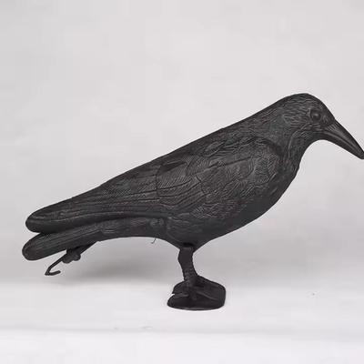 3D Мишень Животное Симуляция Ворона Лук и Стрела Охота Тренировка Чучело ПЭ Отпугивание Птиц Садовое Украшение Аксессуары для Стрельбы из Лука