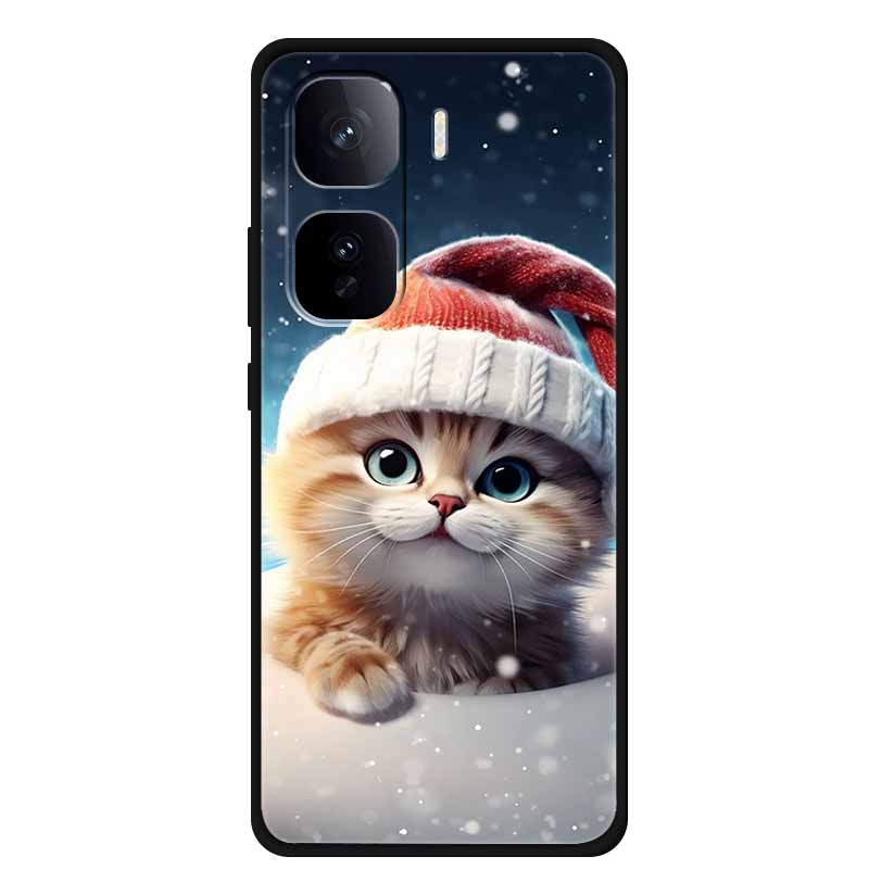 Задняя крышка для Vivo iQOO Neo 10 Plus Чехол 10Pro Черный ТПУ Силикон Мягкий Funda Сумка Для Vivo iQOO Neo 10 Pro Чехол Neo10 Pro Coque