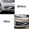 Для VW Volkswagen Аксессуары Golf MK7.5 2017-2020 Передняя противотуманная фара Лампа брови Рамка ветроуказателя Накладка на веко