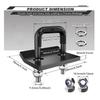 Trailer Damper U-Bolt Heavy-Duty General Anti-Rattle Stabilizer Hitch Tightener Lock Down Tow Clamp Trailer Couplings Parts