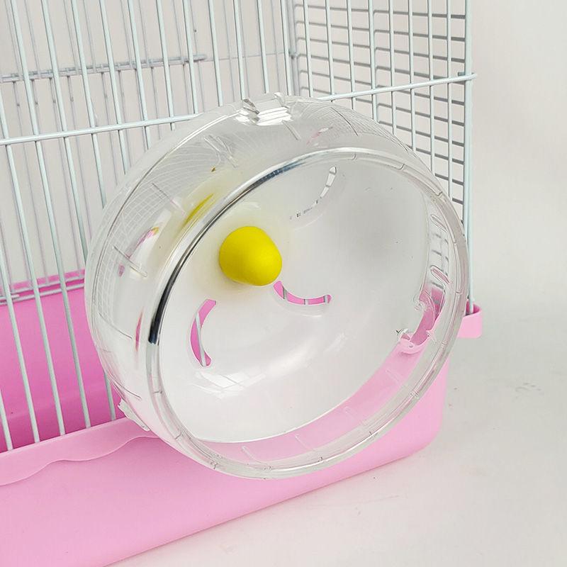 Silent Hamster Running Wheel: Cage Spinner & Exercise Ball for Golden Hamsters - Essential Toy for Hamster Supplies