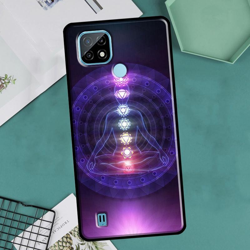 Mandala Chakra Insist Yoga Case For OnePlus Nord 2 9 10 Pro 9R 10R 8T Cover For Realme GT Master Neo 2 3 8i 9i 8 Pro
