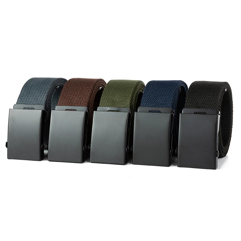 New Men Belt New Fashion Unisex Waist Belt Jeans Male Casual Luxury Canvas 3.8cm Webbing Waistband Ceinture Femme