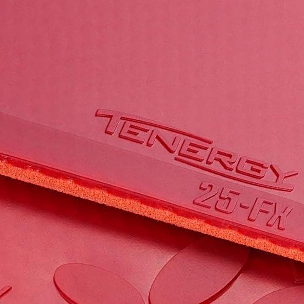 Накладка для настольного тенниса Butterfly Tenergy 25 FX Красная Толщина 2.1 мм Высокие характеристики вращения