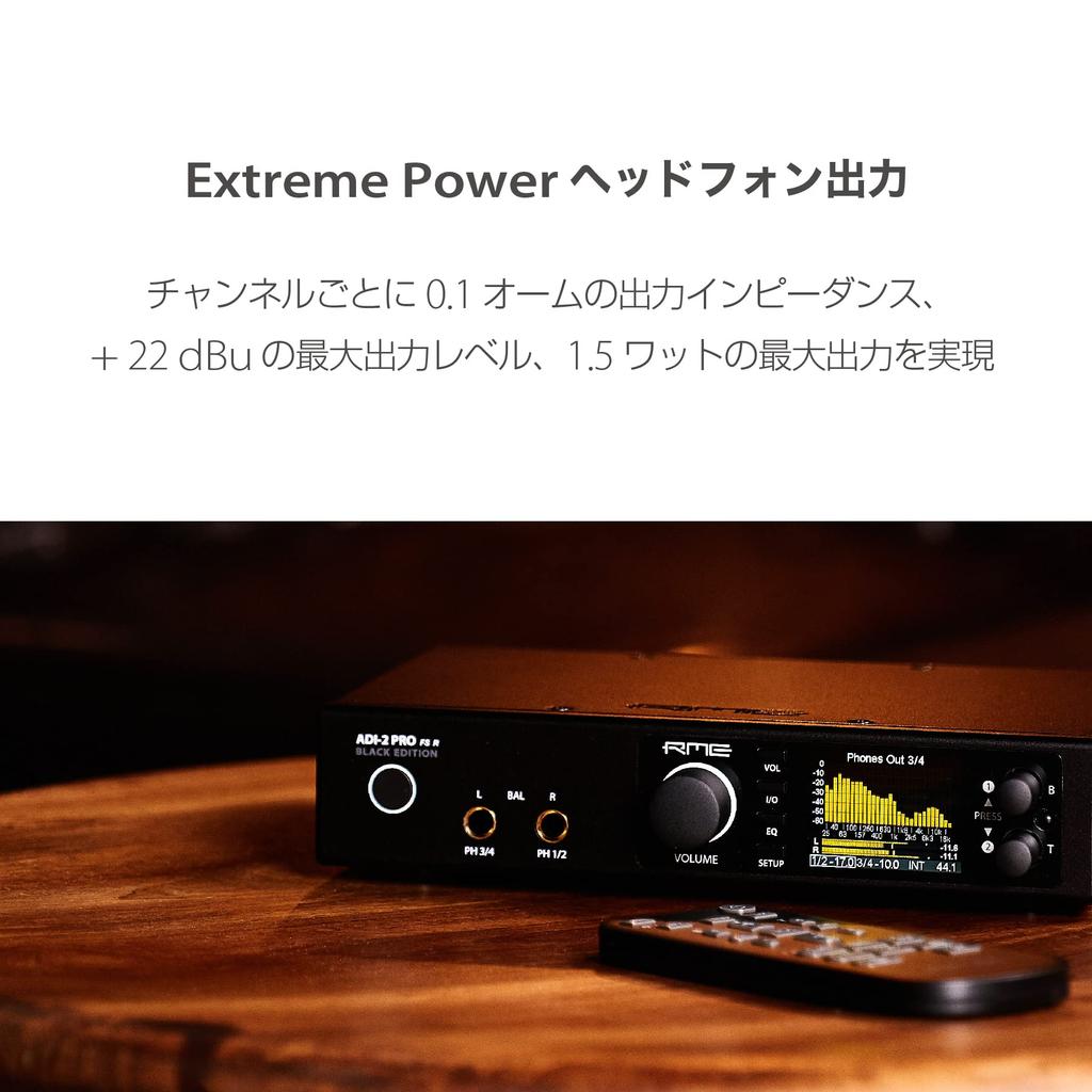 RMEADI-2 Pro AD/DA Converter Black RM-ADI2FS-BK