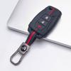 Key Fob Cover for SsangYong Korando Actyon Kyron Rexton Tivoli Musso with Keychain Anti-Scratch Guard Shockproof Protection Soft Grip Texture