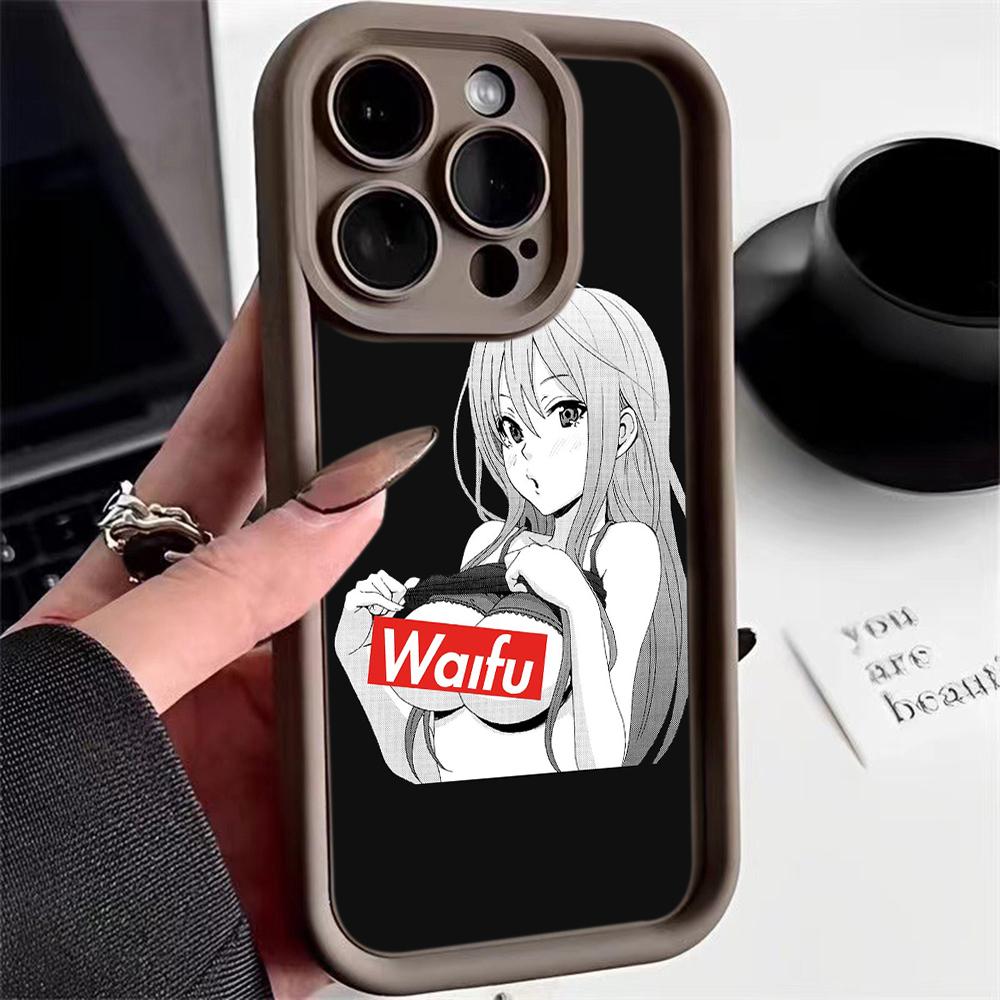 Ae81 хентай Harajuku аниме Girl art защитные чехлы для телефонов для Xiaomi Poco X5 M6 Redmi Note 13 12 11 Pro 13C 12C A3 9 10 12S ангельские глазки задняя крышка из ТПУ