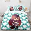 3D Printed Anime Gacha Life Duvet Cover Set With Pillow Covers Polyester Teens Kids Bedding Set Full Queen King Size Bed Linen