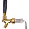 Золотой пивной кран, кеговый кран, регулируемый, из нержавеющей стали и латуни, для подключения капилляров 9/12 калибра, для баров, отелей, ресторанов, домашнего пивоварения