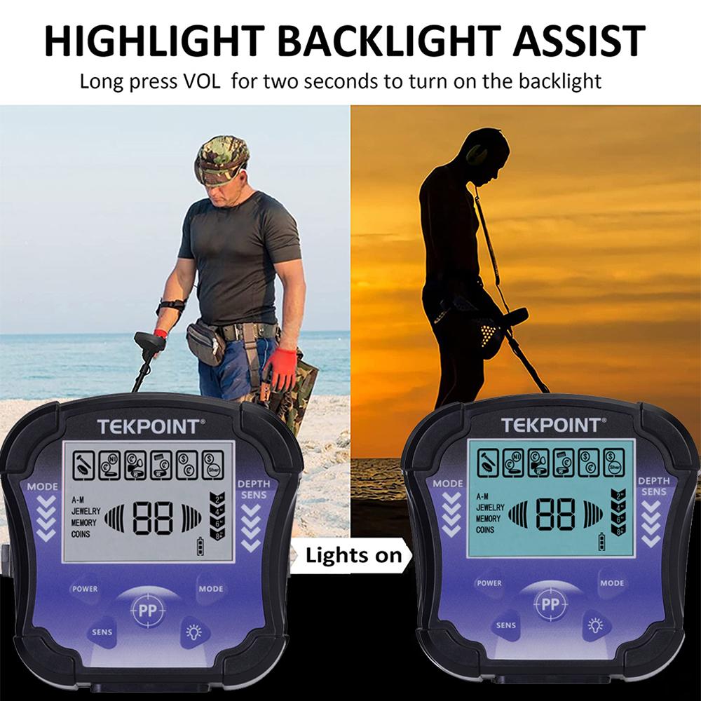 Профессиональный подземный металлоискатель MD 8010, высокочувствительный металлоискатель, золотоискатель, охотник за сокровищами, точечный детектор глубины