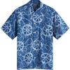 Polo Printed Single-Breasted Shirt Short Sleeve Men Shirts Blue 710942683-001