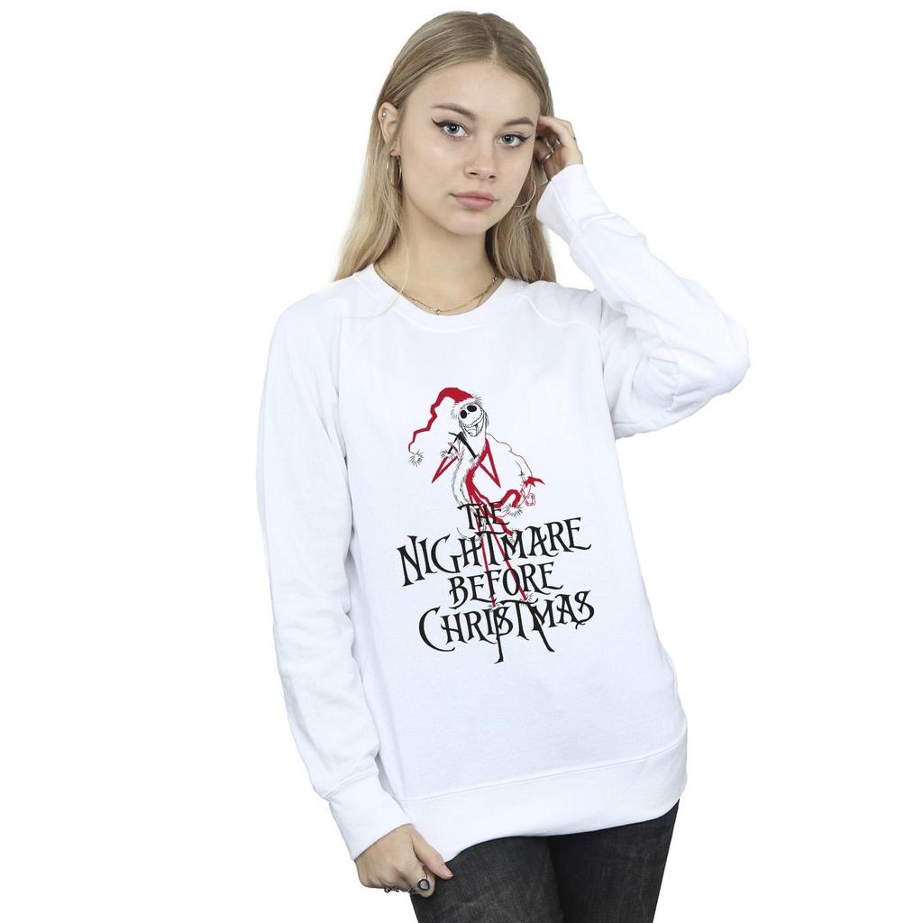Disney Womens/Ladies The Nightmare Before Christmas Santa Sweatshirt