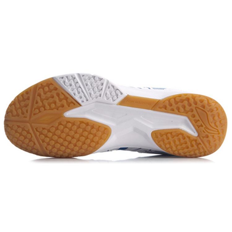 Li Ning Кроссовые кроссовки для бадминтона Racetrack Encounter Унисекс Низкие Бело-синие AYTQ035-1