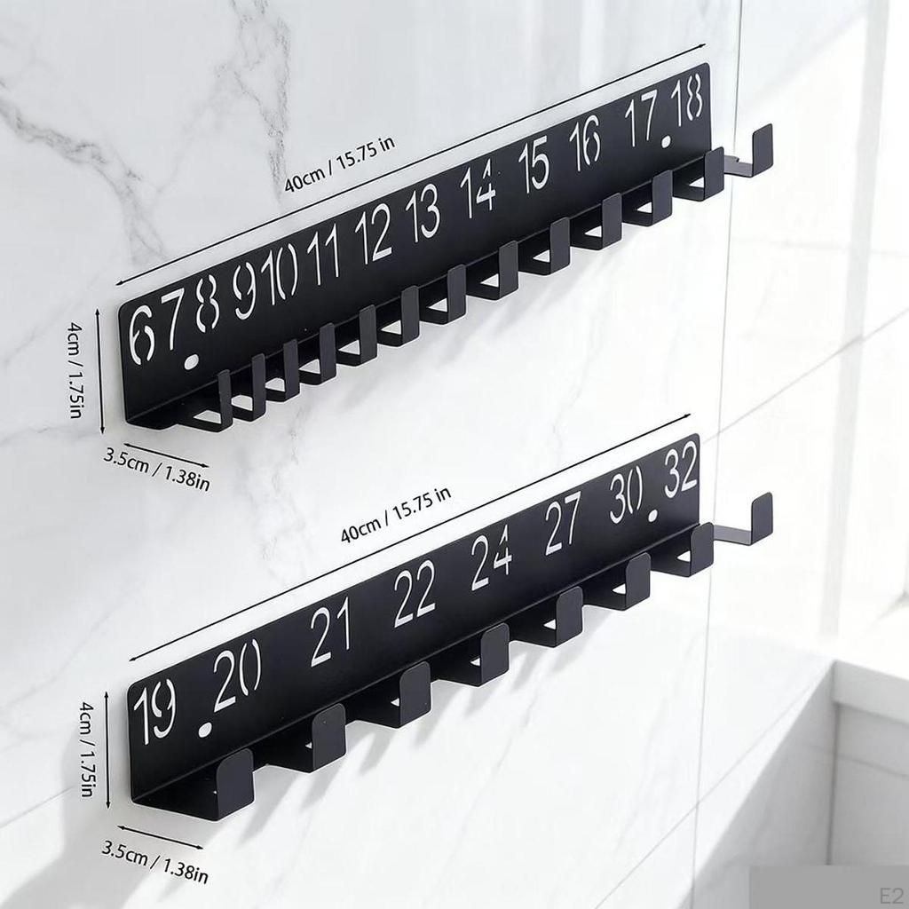 Wall Mounted Wrench Holder Easy Installation Heavy Duty Kitchen Display Multipurpose Space Saving