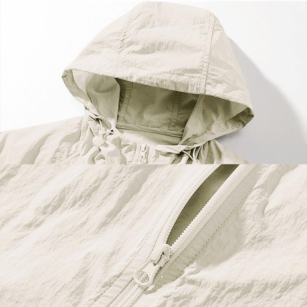 Мужская повседневная свободная солнцезащитная одежда для улицы, куртка-пуховик