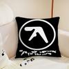 Singer AAphex Twin  cushion cover Pillow Case Plush Fabric Soft Double Sided Print Sofa Cushion Cover Throw Pillow Covers