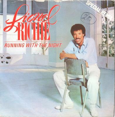 7-дюймовая пластинка LIONEL RICHIE Running With The Night Special Rem TMG1324 Motown 1983 UK SoulFunk Б/у