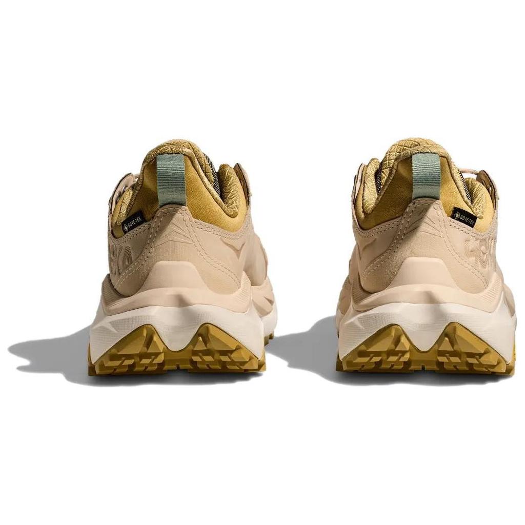 HOKA One One Kaha 2 Comfortable Non-Slip Low-Top Hiking Shoes Women Hiking Shoes Gray Beige 1123191-OKLB