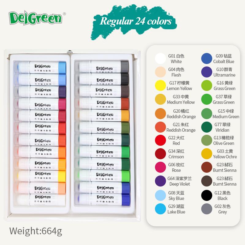 DELGREEN ХУДОЖЕСТВЕННЫЕ МЯГКИЕ ТВЕРДЫЕ ГУАШЕВЫЕ МЕЛКИ/МЕЛКИ/КАРАНДАШИ Базовые/Макарон 12/18 Цветов Безопасные для Рисования Нетоксичные Мелки