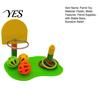 Small Bird Toss Ball Games Parrot Basketball Hoop Toy, Interactive Ring Game, Cockatiel Skill Training Toys Agility Enrichment Toy for Parakeets