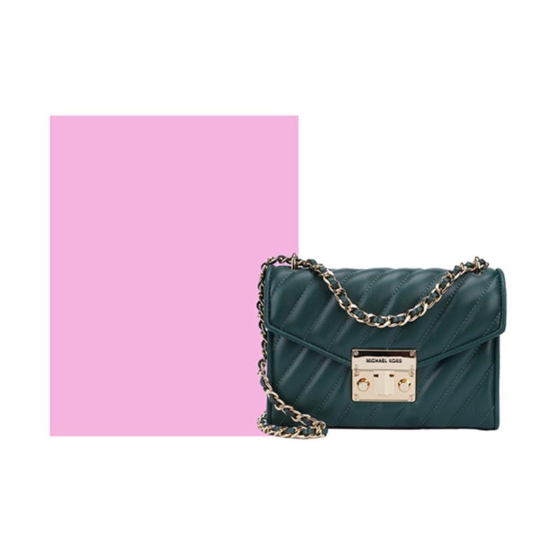 MICHAEL KORS shoulder bag Casual chain quilted retro small fragrance style lock closure, artificial leather, armpit bag, bag, small size, women's