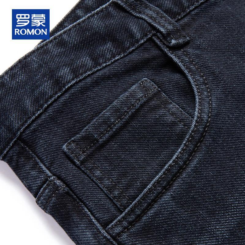 ROMON Мужские джинсы прямого кроя стрейч в стиле business casual