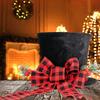 Christmas Hat Decoration Retractable Tree Top Hat Creative Bow Tree Top