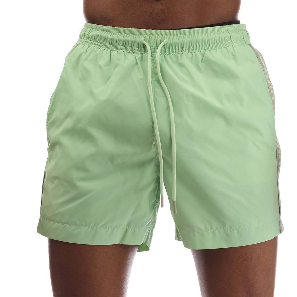 Hugo Mens Fab Tape Logo Swim Shorts