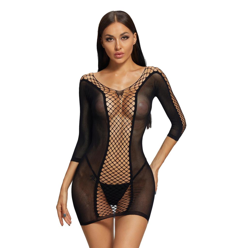 Plus Size Sexy Xxxxl Fishnet Bodysuit Costume Women Bodystocking Lingerie for Woman Underwear Body Suit Open Bra Transparent
