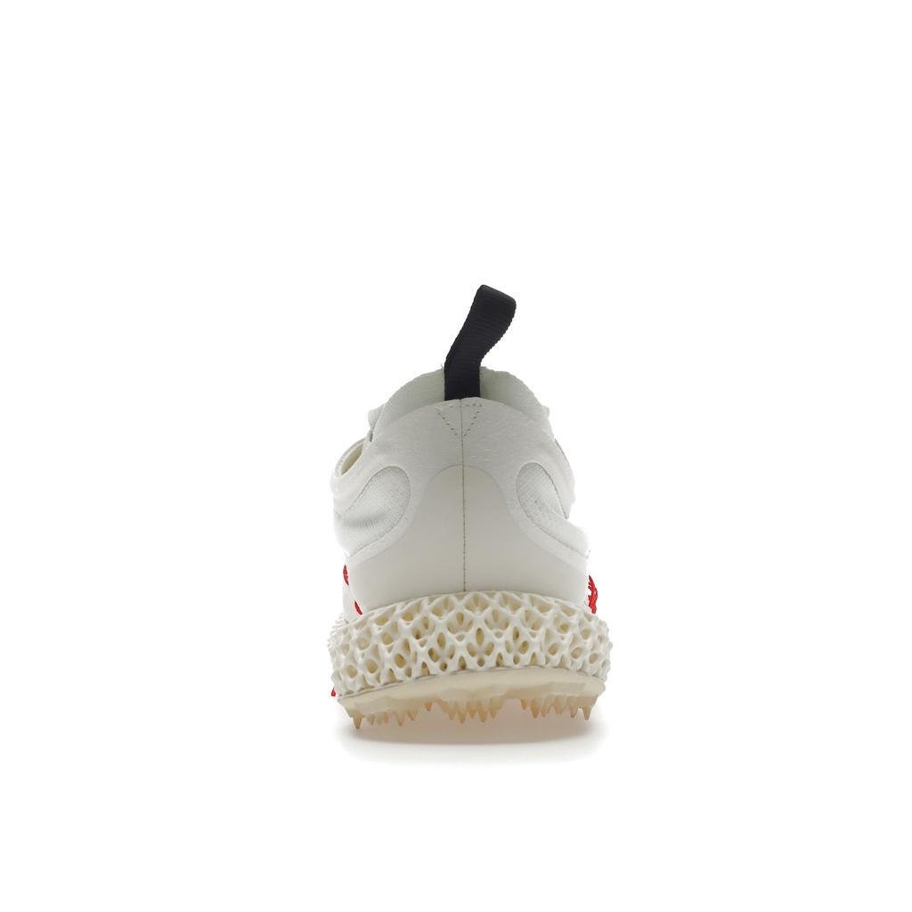 Adidas Y-3 Runner 4D Halo Core Белые кроссовки унисекс Красные ярко-голубые GW4451